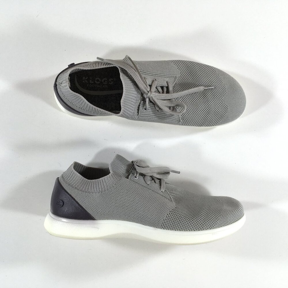 Klogs Hadley Sneakers Womens Size 9 Gray Knit Fabric